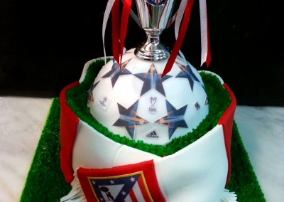 Tarta Fútbol Atlético de Madrid